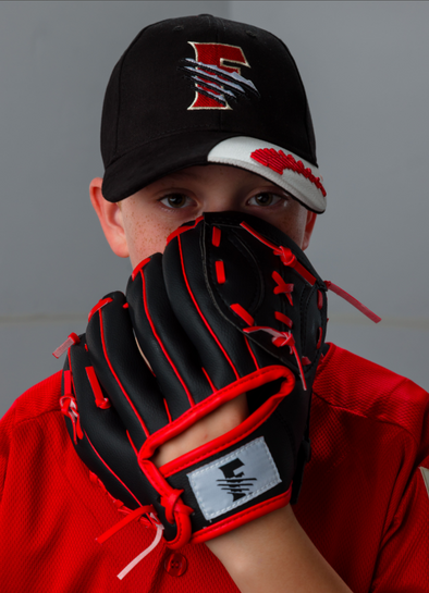 Youth Black Primary Baseball Seam Adj