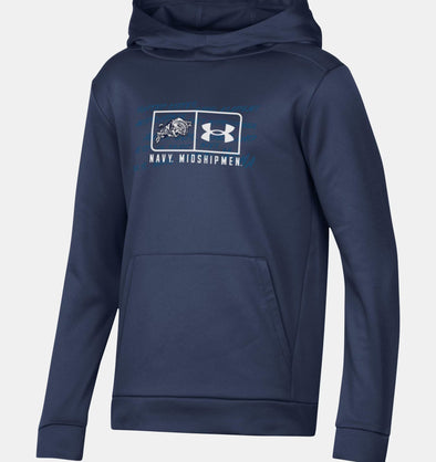 Greenville Drive Under Armour Youth Navy Tech Hoodie