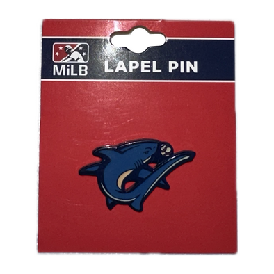 Clearwater Threshers Home Shark Logo Lapel Pin