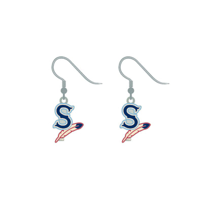 Spokane Indians Home Cap Logo Earrings