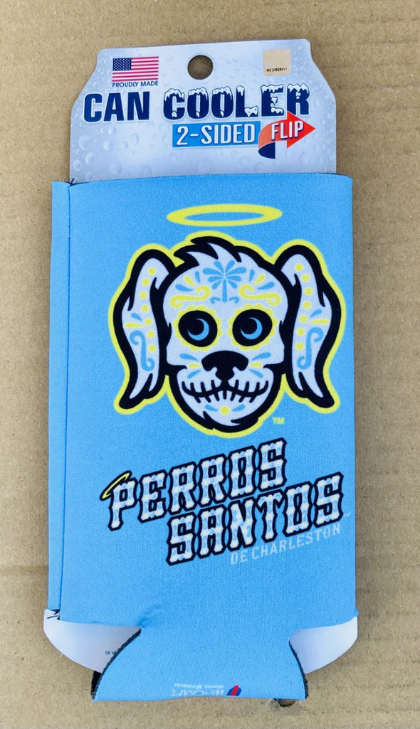 Charleston RiverDogs "Tall Boy"Perros Santos Blue Koozie