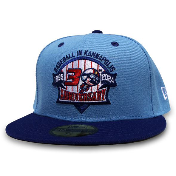 New Era Powder Blue 59FIFTY Fitted 30th Cap