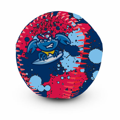 Jersey Shore BlueClaws Splatter Softee Baseball