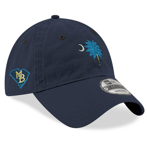 Myrtle Beach Pelicans New Era Navy 9Twenty Palmetto State Adjustable Cap