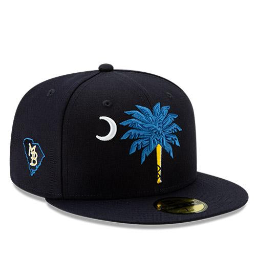 Myrtle Beach Pelicans New Era Navy 59Fifty Palmetto State Cap