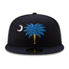 Myrtle Beach Pelicans New Era Navy 59Fifty Palmetto State Cap