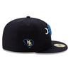 Myrtle Beach Pelicans New Era Navy 59Fifty Palmetto State Cap