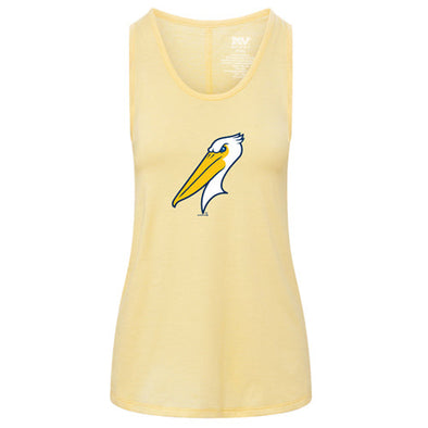 Myrtle Beach Pelicans MV Sport Ladies Sun Ray Paris Flowy Tank