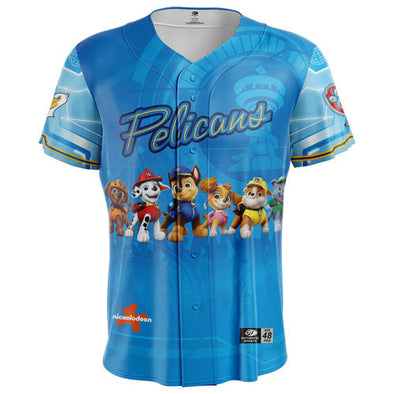 Myrtle Beach Pelicans OT Sports 2025 Paw Patrol Specialty Jersey