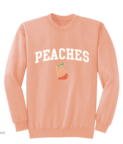 Gwinnett Stripers Georgia Peaches Crewneck