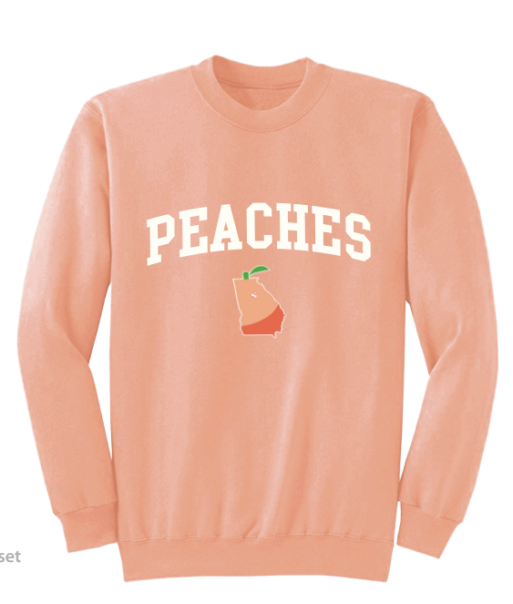 Gwinnett Stripers Georgia Peaches Crewneck