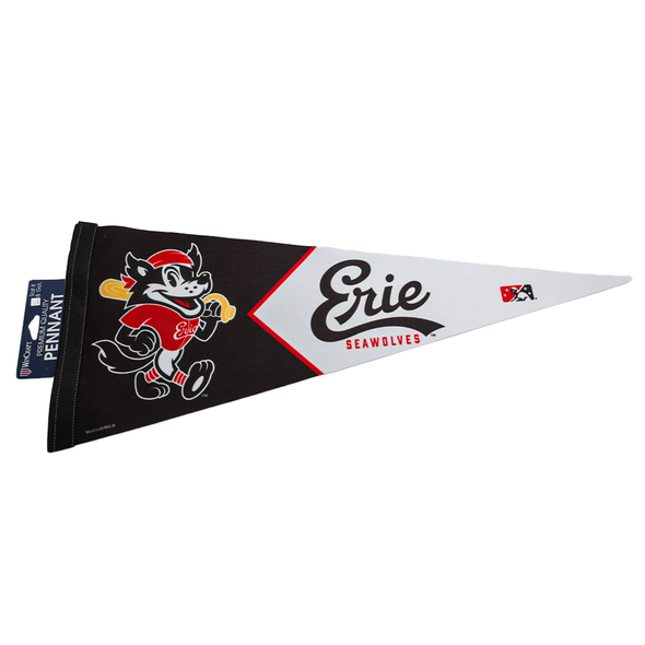 Erie SeaWolves WC Fauxback Pennant