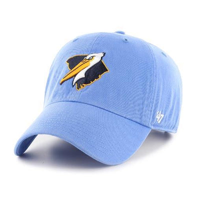 Myrtle Beach Pelicans 47 Brand Periwinkle Blue Alt SC Adjustable Clean Up Cap