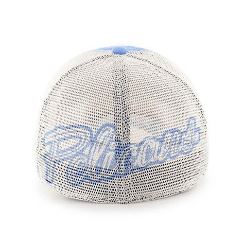 Myrtle Beach Pelicans 47 BRAND PERIWINKLE BLUE STAMPER STRETCH FIT CAP