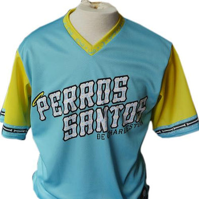 Charleston RiverDogs Perros Santos Authentic On-Field Jersey