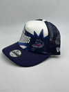 Pensacola Blue Wahoos New Era Youth Foam Trucker