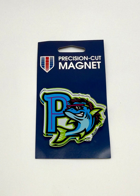 Pensacola Blue Wahoos Acrylic Mullets Magnet