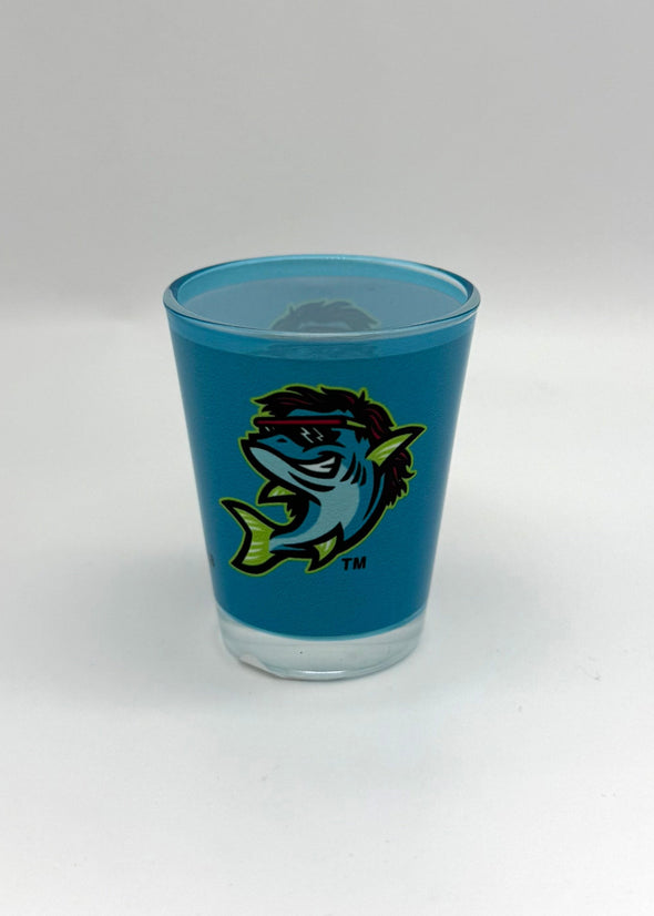 Pensacola Blue Wahoos Mullet Shot Glass