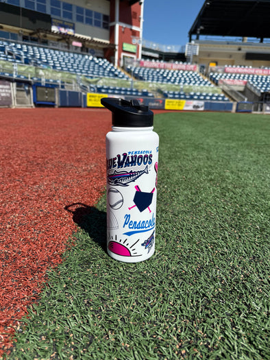 Pensacola Blue Wahoos 34oz Water Bottle