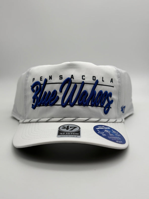 Pensacola Blue Wahoos White Condor Hitch Hat