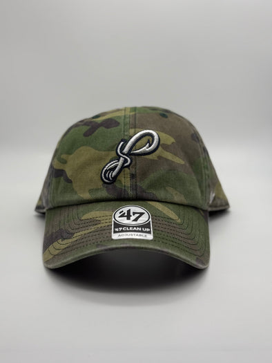 Pensacola Blue Wahoos Camo Clean Up Hat