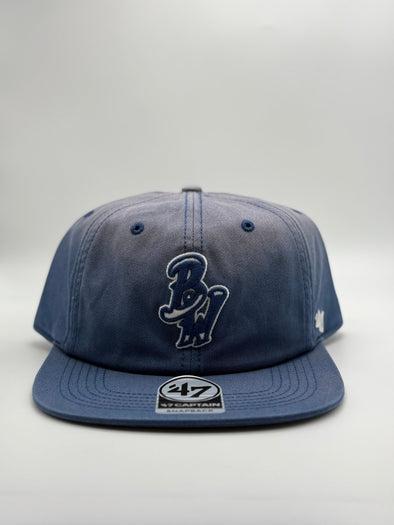 Pensacola Blue Wahoos Timber Blue Sebasco Captain Hat