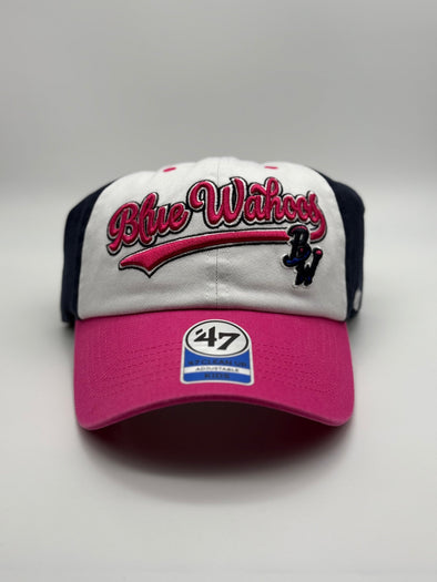 Pensacola Blue Wahoos Navy Scooter Clean Up Youth Hat