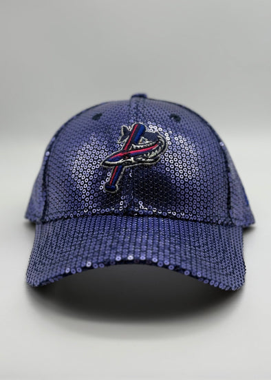Pensacola Blue Wahoos New Era Sequin Youth Hat