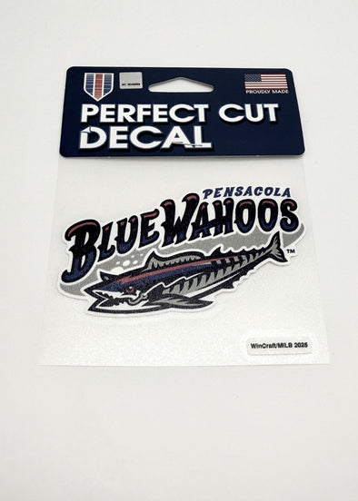 Pensacola Blue Wahoos Perfect Cut Decal
