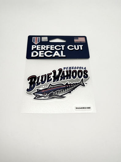 Pensacola Blue Wahoos Perfect Cut Decal