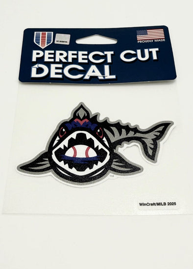 Pensacola Blue Wahoos Swimming Perfect Cut Decal