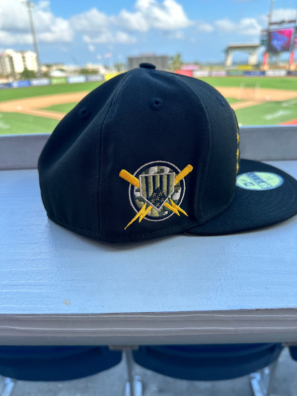 Pensacola Blue Wahoos 2024 Armed Forces Day 59Fifty Fitted Hat