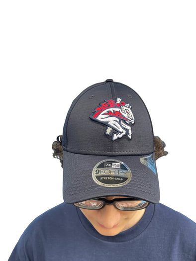 BRP New Era Navy Blue 940 Stretch Adjustable Snapback With Primary Logo