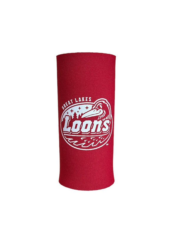 Great Lakes Loons Slim Can Seltzer Koozie