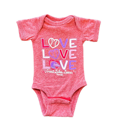 Great Lakes Loons Infant Bodysuit - Pink