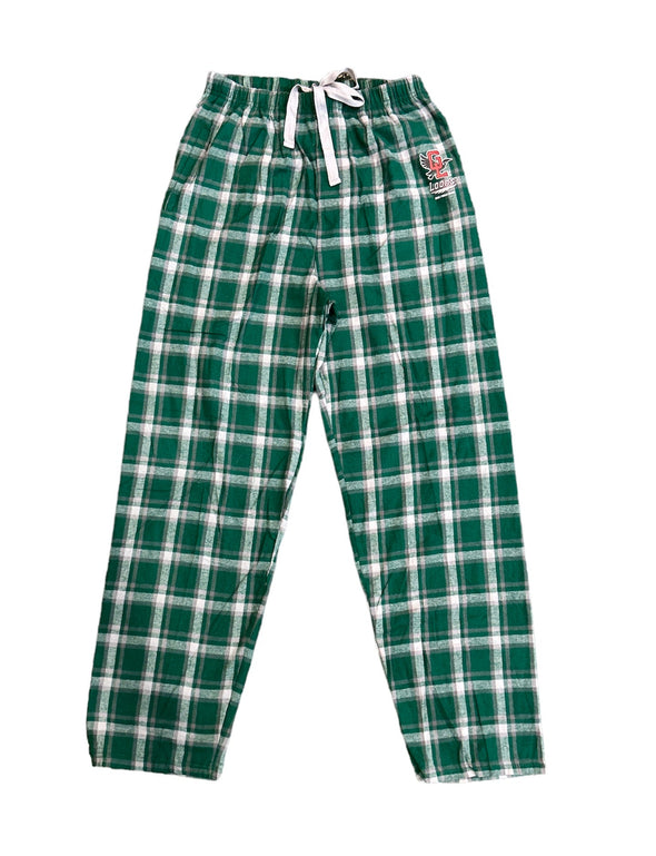 Great Lakes Loons Boxercraft Green Plaid Flannel Pant - Adult