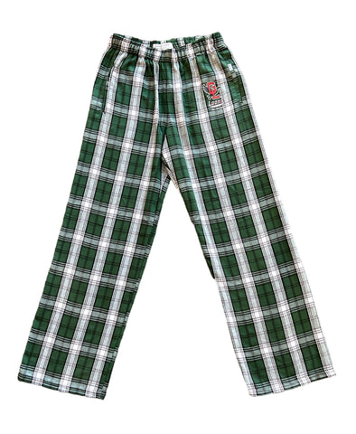 Great Lakes Loons Boxercraft Green Plaid Flannel Pant - Youth