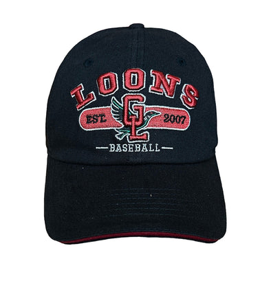 Great Lakes Loons Bimm Ridder Black Relaxed Twill Adjustable Cap