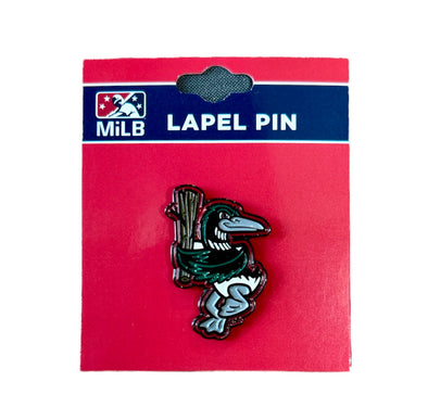 Great Lakes Loons Swinging Loon Mascot Lapel Pin