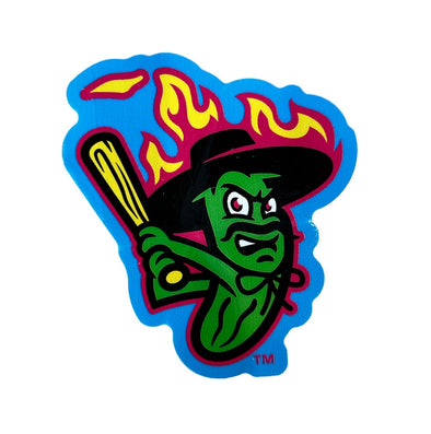 Los Pepinillos Picantes del Norte Mini Pickle Sticker