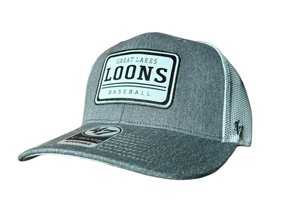 Great Lakes Loons '47 Charcoal Ellington Trucker Cap