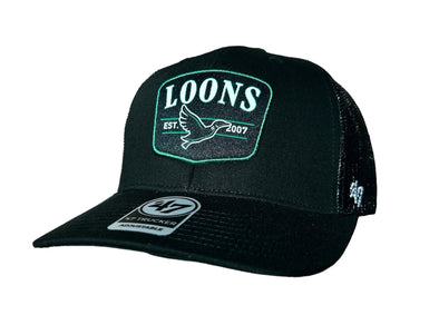 Great Lakes Loons Black Squad Trucker Cap