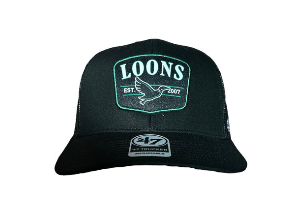 Great Lakes Loons Black Squad Trucker Cap