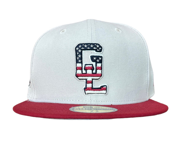 Great Lakes Loons 2024 New Era Stars and Stripes Official On-Field 59FIFTY Cap