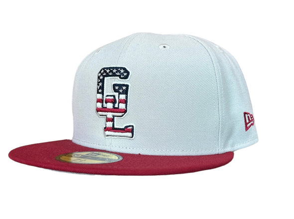 Great Lakes Loons 2024 New Era Stars and Stripes Official On-Field 59FIFTY Cap