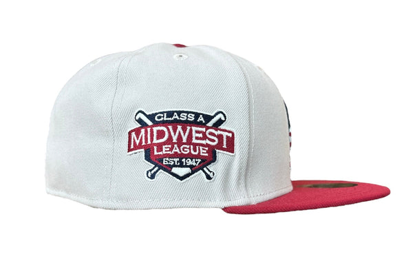 Great Lakes Loons 2024 New Era Stars and Stripes Official On-Field 59FIFTY Cap