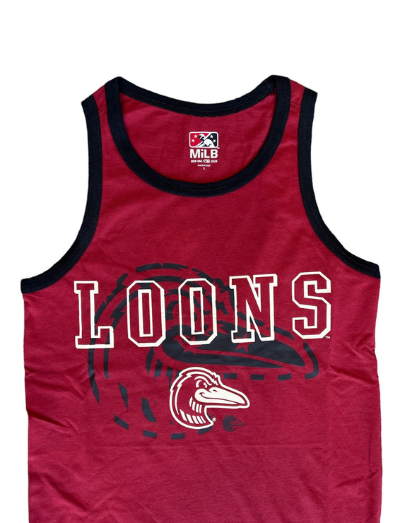 Great Lakes Loons 2024 New Era Stars and Stripes Tank Top - Mens