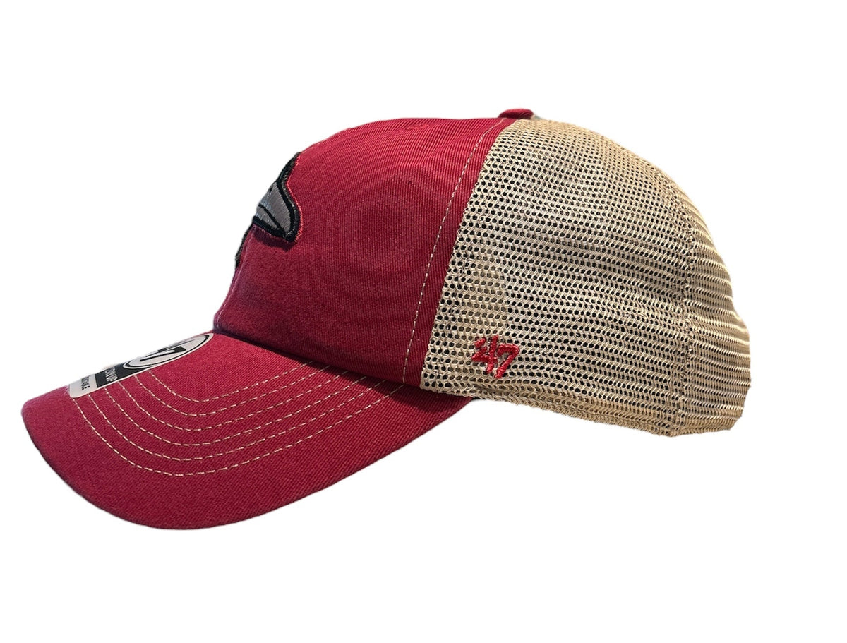 Great Lakes Loons Red Trawler Mesh Cleanup Cap – Minor League Baseball ...