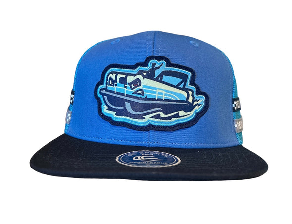 Great Lakes Pontooners OC Sports Two-Toned Striped Mesh Snapback