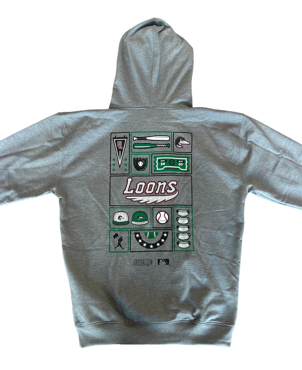 Great Lakes Loons Ballpark Grid Hoodie